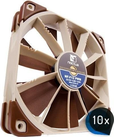 Noctua NF-F12 PWM, 10er-Pack, 120mm, 10er-Pack