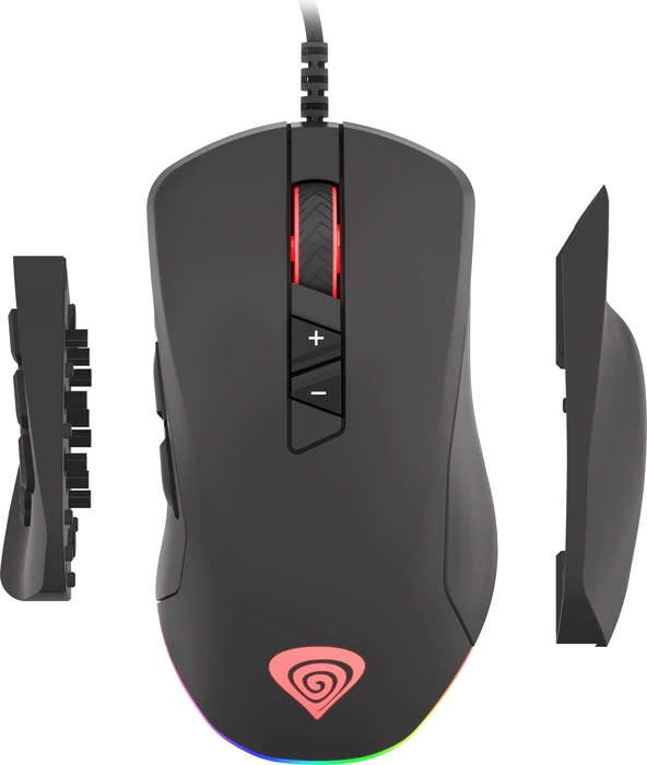 Genesis Xenon 770 Hybrid MMO/FPS Gaming Mouse, USB