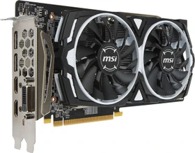 MSI Radeon RX 580 Armor 8G OC, 8GB GDDR5, DVI, 2x HDMI, 2x DP