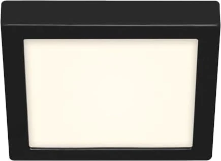 Briloner Fire Black LED-Deckenleuchte eckig 22.5cm 16.5W schwarz