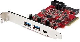 StarTech 1x USB-C 3.1, 2x USB-A 3.1, 1x USB 3.0 Header, PCIe 3.0 x4 (PEXUSB312A1C1H)