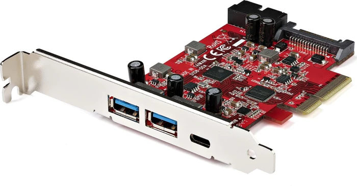 StarTech 1x USB-C 3.1, 2x USB-A 3.1, 1x USB 3.0 Header, PCIe 3.0 x4