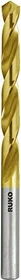 Ruko DIN338 Typ N HSS-G TiN Spiralbohrer, 3.8x43x75mm, 10 Stück