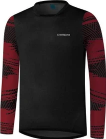 Shimano Myoko Trikot langarm rot (Herren)
