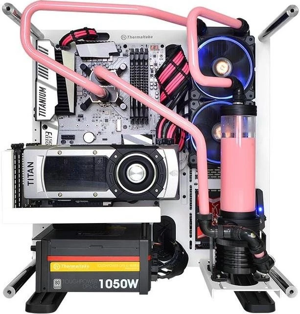 Thermaltake TtMod Sleeve Cable Verlängerung 30cm, schwarz/pink