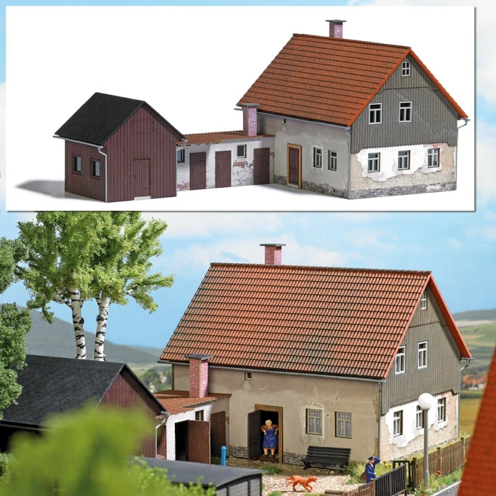 Busch Wohnhaus mit Anbau