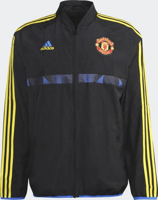 adidas Manchester United Icons Woven Trainingsjacke schwarz (Herren)
