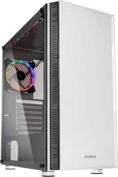 Zalman R2, weiß, Glasfenster
