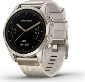 Garmin epix 2S Pro Sapphire cream heather/soft gold