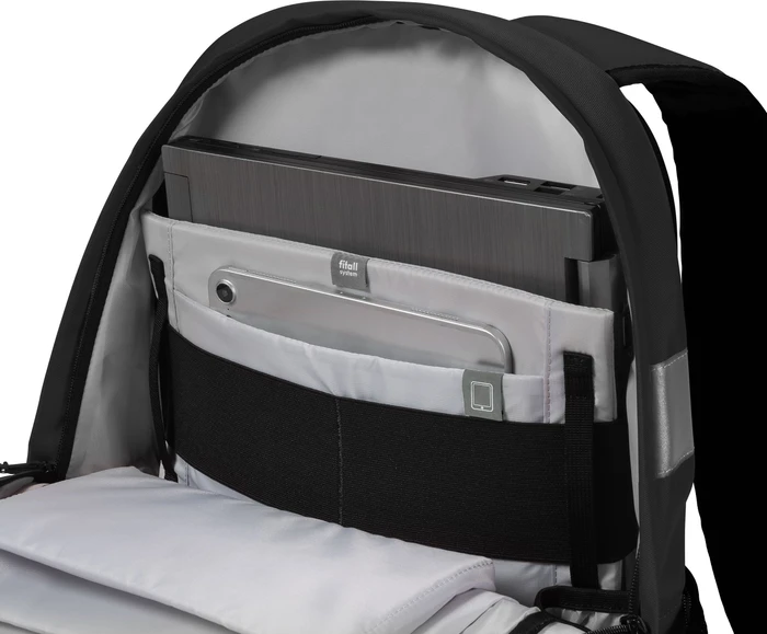 Dicota Reflective 25 Liter, Notebook Rucksack, schwarz, V2