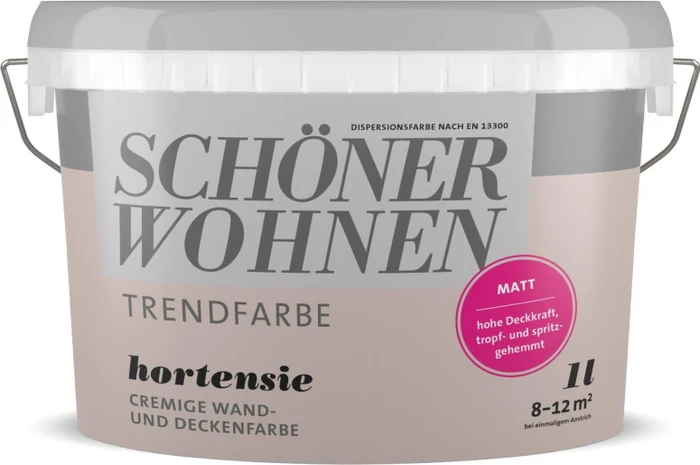 Schöner Wohnen Trendfarben innen hortensie matt, 1l
