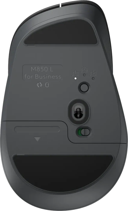 Logitech Signature Comfort M850 L for Business, Graphite, Logi Bolt, USB/Bluetooth