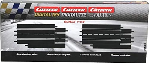 Carrera Digital 124/132/Evolution Zubehör Standardgerade 4x