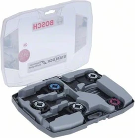Bosch Professional Elektriker/Trockenbau 5+1 Zubehörset für Multifunktionswerkzeug inkl. Werkzeugbox, 6-tlg.