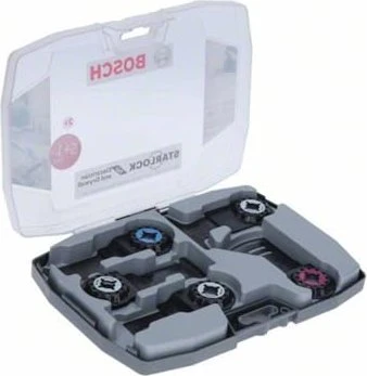 Bosch Professional Elektriker/Trockenbau 5+1 Zubehörset für Multifunktionswerkzeug inkl. Werkzeugbox, 6-tlg.