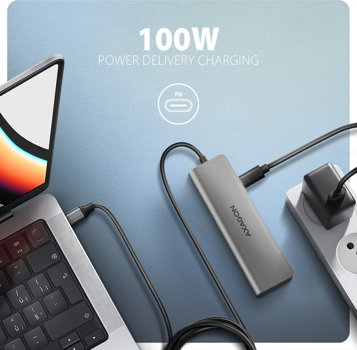 Axagon 5in1 Hub, USB-C 3.0 [Stecker]