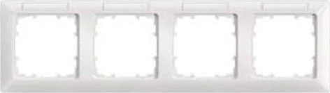 Siemens DELTA line Rahmen 4-Fach, 293x80mm, titanweiß