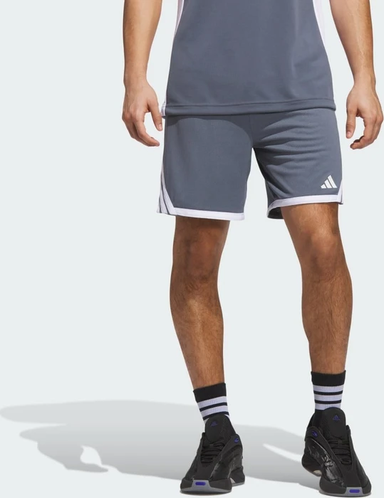 adidas 3G Speed Reversible Basketball Aeroready Trainingshose kurz grey four/white (Herren)