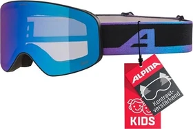 Alpina Fernie Q-Lite black oil matt/mirror blue-pink-black (Junior)