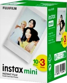 Fujifilm instax mini Sofortbildfilm weiß, 30 Aufnahmen