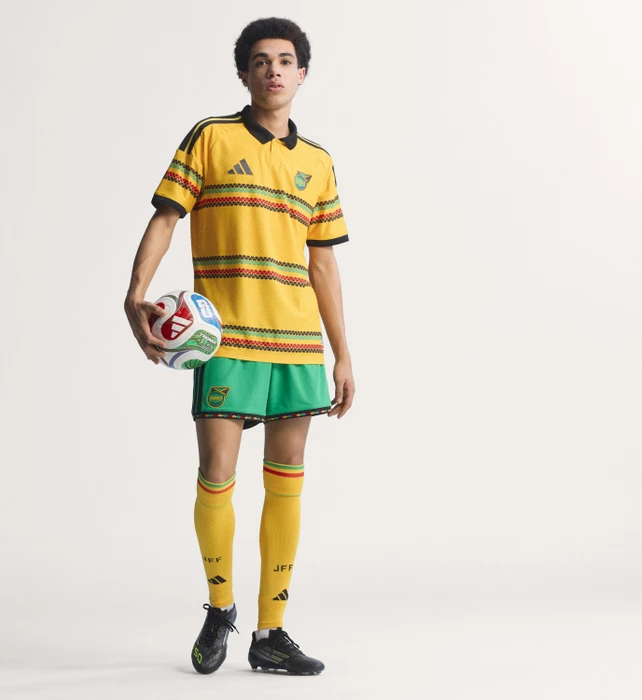 adidas Jamaika 26 x Bob Marley Authentic 2026 Heimtrikot kurzarm (Herren)