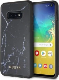 Guess Hard Cover Marble für Samsung Galaxy S10e schwarz