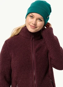 Jack Wolfskin Rib Beanie sea green