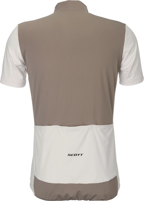 Scott Endurance LT Trikot kurzarm cotton white/toast beige (Herren)