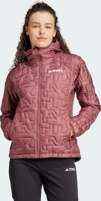 adidas Terrex Xperior PrimaLoft Loose Fill Hooded Isolation Funktionsjacke burgundy (Damen)