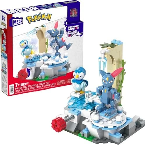 Mattel Mega Construx Pokémon Plinfas und Sniebels Schneetag