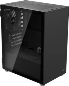 AeroCool CS-111 [V1] Black, Glasfenster