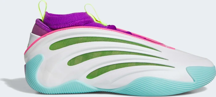 adidas Harden Volume 9 cloud white/lucid lime/lucid pink