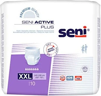 Seni Active Plus Schutzhose Größe XXL, 10 Stück