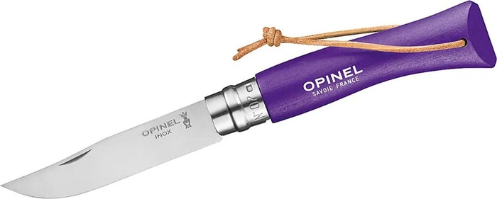 Opinel No. 7 Inox Taschenmesser baroudeur violett