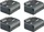 Shelly 2PM Gen4, 2-Kanal, Unterputz, Schaltaktor, 4er-Pack