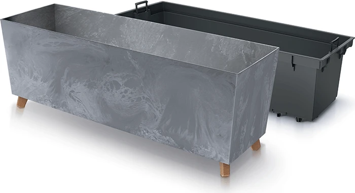 Prosperplast Kasten Urbi Case Beton Effect N 77x23.5cm marengo