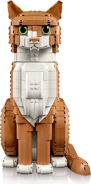 LEGO Ideas - Orangefarbene Katze