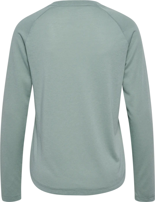 hummel MT Vanja Funktionsshirt langarm chinois green (Damen)