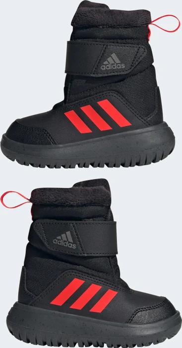 adidas Winterplay core black/solar red/iron metallic (Junior)