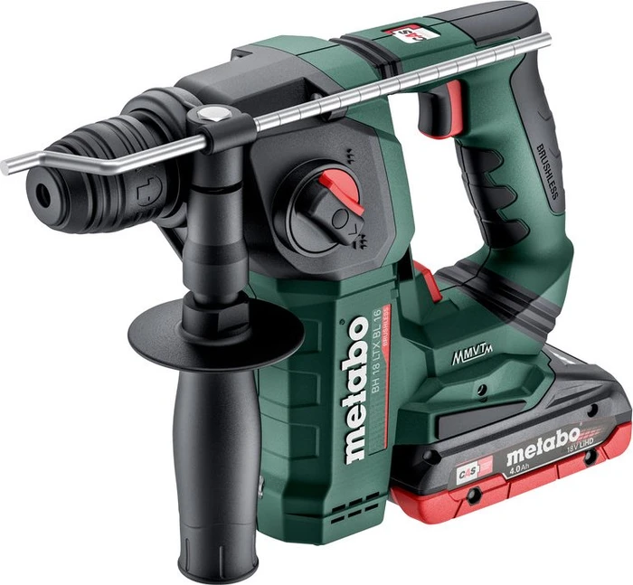 Metabo BH 18 LTX BL 16 Akku-Bohrhammer inkl. Koffer + 2 Akkus 4.0Ah