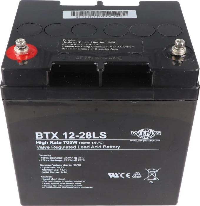 AccuCell BTX12-28LS 12V 28Ah