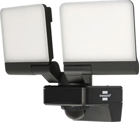 Brennenstuhl Connect WiFi LED Duo Sensor Wandleuchte 36W schwarz