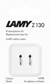 Lamy Z130 Ersatzspitzen für LAMY safari note+, schwarz, 2er-Pack