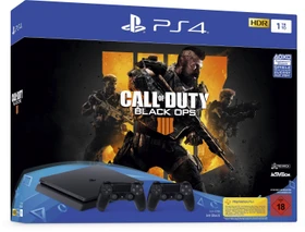Sony PlayStation 4 Slim - 1TB inkl. 2 Controller Call of Duty: Black Ops 4 Bundle schwarz