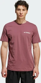 adidas Terrex Graphic T-Shirt kurzarm burgundy (Herren)