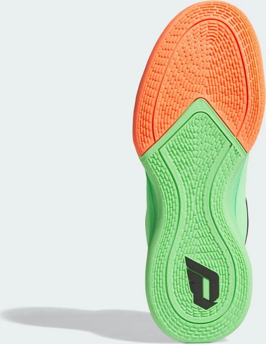 adidas Dame X lime burst/signal coral/blue burst