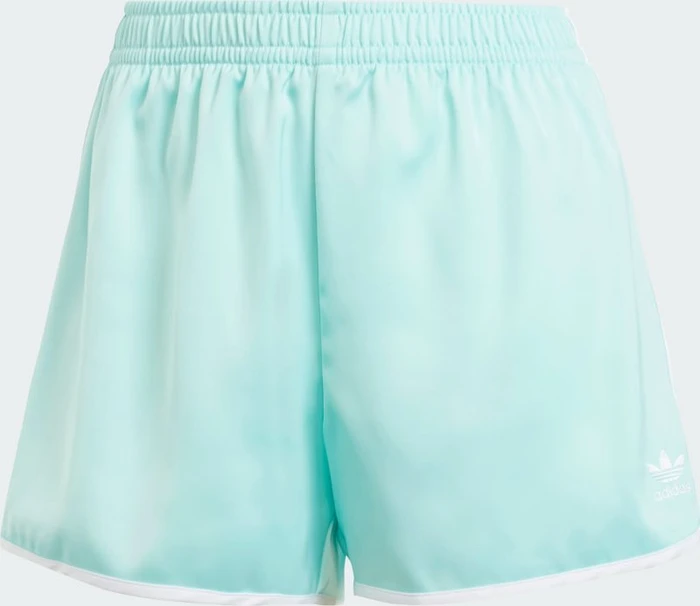 adidas Adicolor 3-Streifen Sprinter Laufhose kurz semi flash aqua (Damen)
