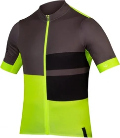 Endura FS260 Print S/S Trikot kurzarm hi-viz yellow (Herren)