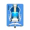 Diablo Chairs X-One 2.0 Kido Kinder-Gamingstuhl, Aqua Blue, blau/weiß Vorschaubild