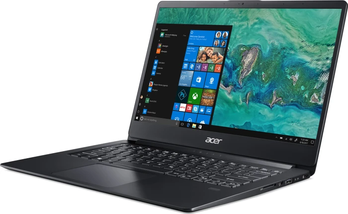 Acer Swift 1 SF114-32-P7F1, schwarz, Pentium Silver N5000, 4GB RAM, 128GB SSD, DE